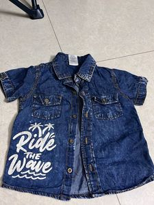 Denim 'Ride the Wave' Shirt