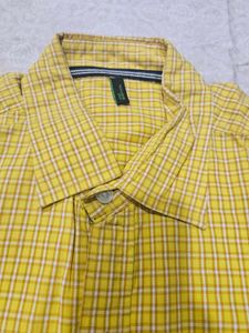 Stile Benetton Gold Shirt (Size L)