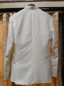 PARTY WEAR WHITE JODHPURI JACKET