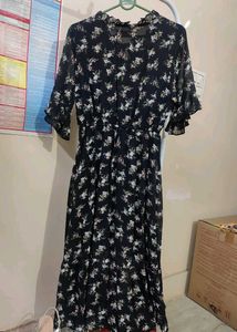 Floral Print Midi Dress