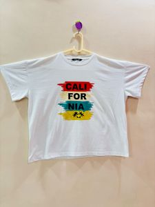 Stylish White Graphic Tee