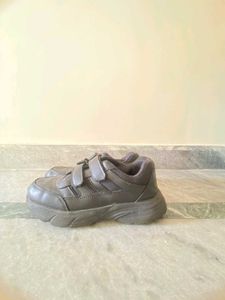 Black Chunky School Sneakers