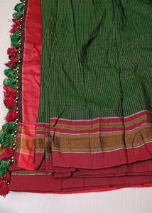 Traditional Pure Reshim Silk Blend Ikat Saree