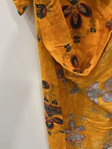 Vintage Floral Print Tunic Top