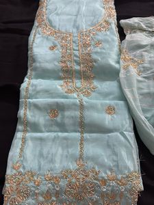Elegant Embroidered suit material