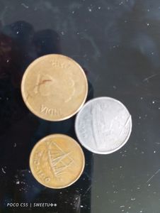 Rare Coins (50 Paisa, 10 Kuwaiti Dinar, 5 Rupees)