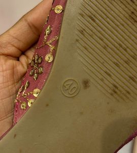 Embroidered Flats &amp; Sandals