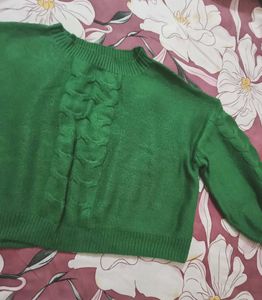 Green Knit Sweater