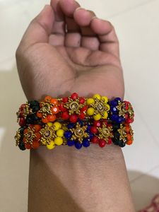 Metal Colourful Bangles