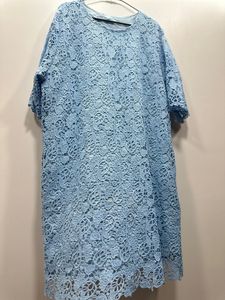 Sky Blue 36 Length Chicken Tunic