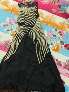Elegant Black Ethnic Gown