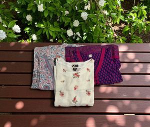 Three Kurtis In One Combo