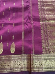 Coco Cola Brown Pure Silk Saree