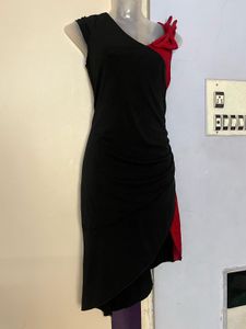 Pintrest Yk2 Asymmetrical Colorblock Dress