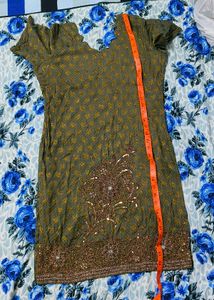 Haviy Work Suit Satin Shalwar