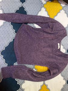 Purple Long Sleeve Top