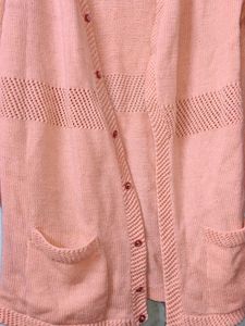 HandMade Knit Woollen Cardigan Home Made