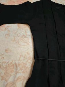 Black Kurti with Bell Sleeves