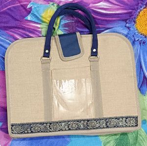 Stylish Beige Laptop Bag