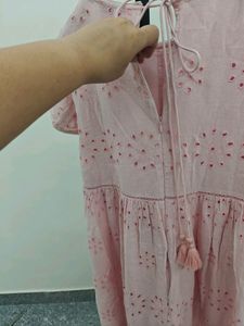 Ginger Cutwork Cotton Dress