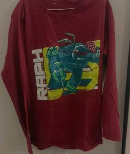 Red Raphael TMNT Graphic T-Shirt
