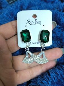Emerald Green Earrings