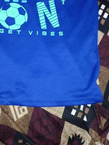 Blue Graphic Print T-Shirt
