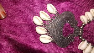 Shell Necklace Oxidised