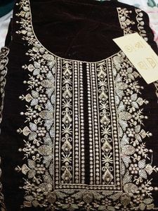 Perimium Velvet Unstich Suit