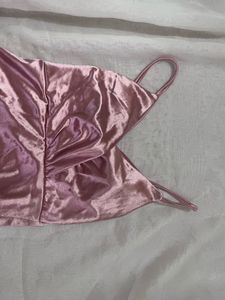 Satin Mini Dress
