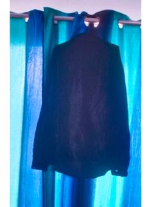 5XL Velvet Collar Black Shirt