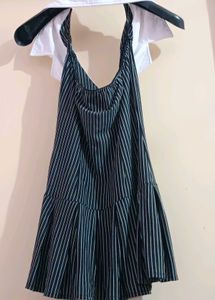 Striped Sailor Mini Dress