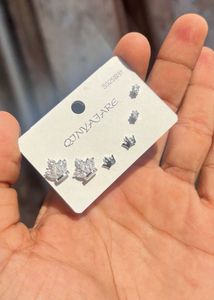 Premium Silver Finish Earrings
