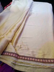 Embroidered Designer Saare With Koti Blouse
