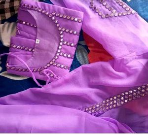 Choli Skirt Set With Shrug