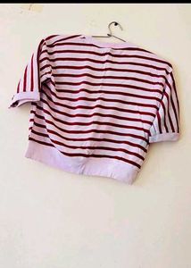 Striped &#39;Angel&#39; Tee
