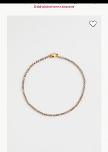SALE H&amp;M Gold Plated Tennis Bracelet