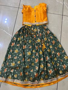 5,6,7 Year Old Baby Girl Ethnic Wear Lengha Brand New