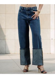 Wide Leg Denim Jeans