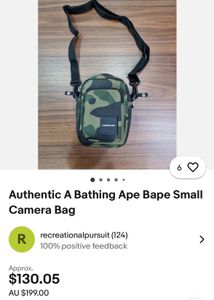 A Bathing Ape BAPE Small Pouch Bag
