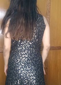 Elegant Black &amp; Gold Dress