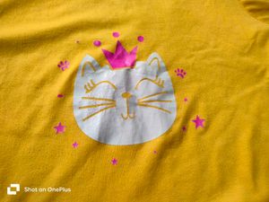 Yellow Cute Top For Girls