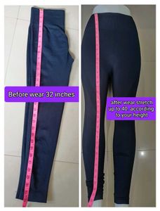Black High-Waisted Yoga Leggings 28-30