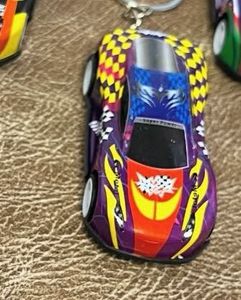 Pull Back Car Keychain