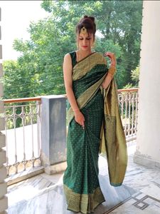 😱🔥Pure Banarasi Silk Saree 💕