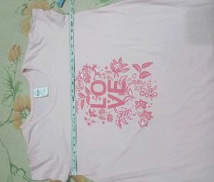 New Pink &#39;Love&#39; T-Shirt Dress