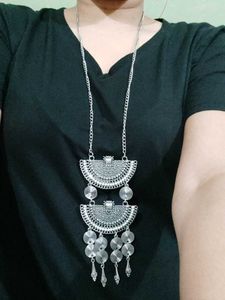 Statement Silver Bohemian Necklace