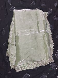 Elegant party wear saree with blouse