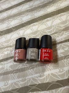Iksu Nail Polish Set Of 3