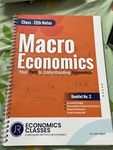 Macro Economics Notes By Jr Latest